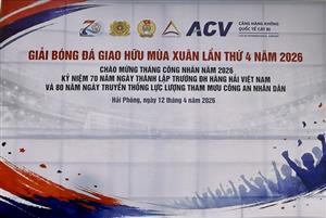 SÔI ĐỘNG GIẢI BÓNG ĐÁ GIAO HỮU MÙA XUÂN NĂM 2026