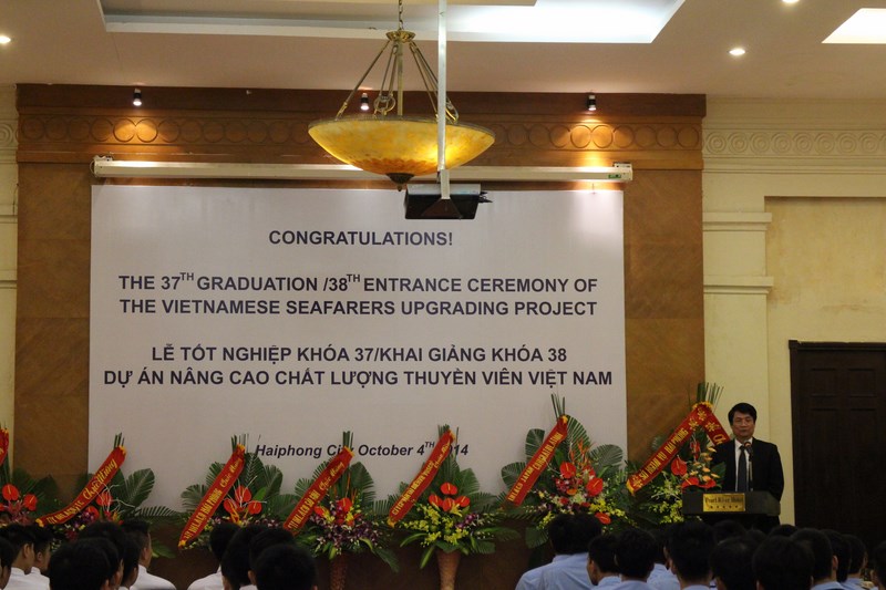 Lễ tốt nghiệp VSUP khóa 37 - Dự án nâng cao chất lượng thuyền viên Việt Nam