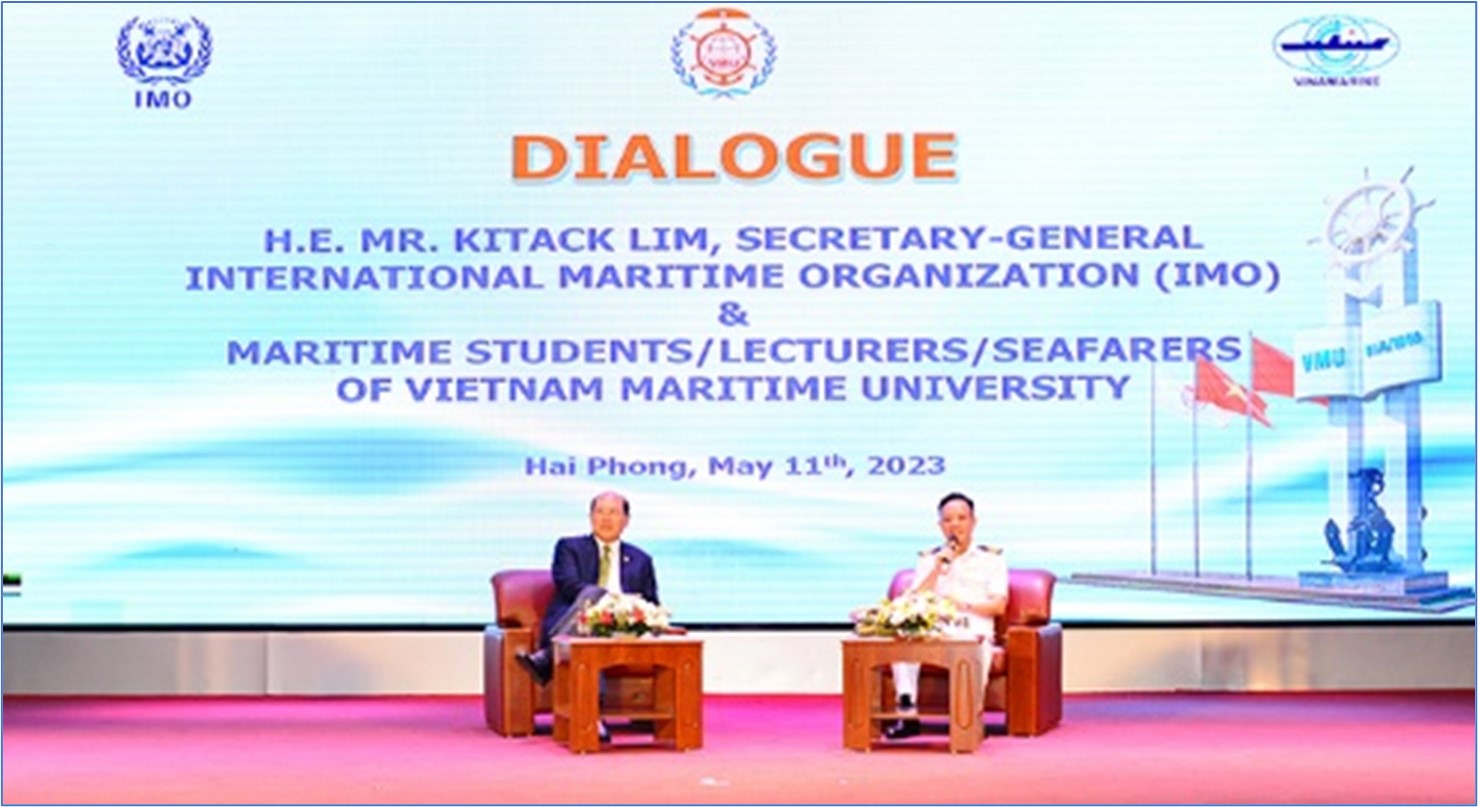 Thuyền/Máy trưởng Công Ty CP Hàng Hải Liên Minh tham dự toạ đàm cùng Ngài Kitack Lim - Tổng thư ký tổ chức Hàng hải quốc tế (IMO)